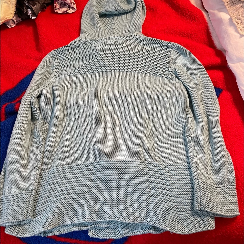 Chicos teal cardigan sweater